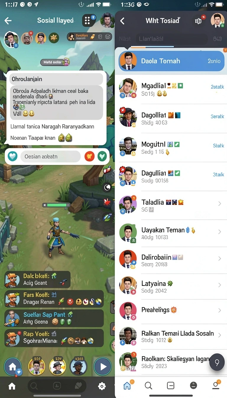 Galeri pratinjau visual logamwin build APK resmi terbaru